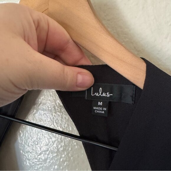 Lulus | Talk About Divine Black Long Sleeve Backless Maxi Dress - Picture 4 of 7